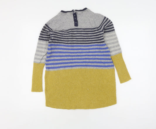 White Stuff Women's Multicoloured Pullover Jumper Size 12