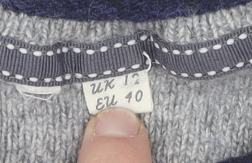 White Stuff Women's Multicoloured Pullover Jumper Size 12