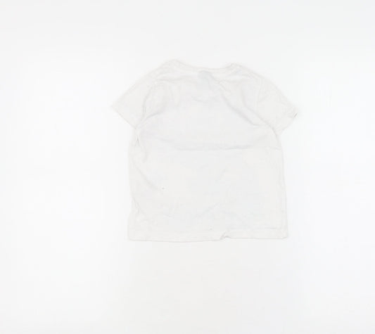 Disney at Primark Girls White Stitch T-Shirt 3-4 Years
