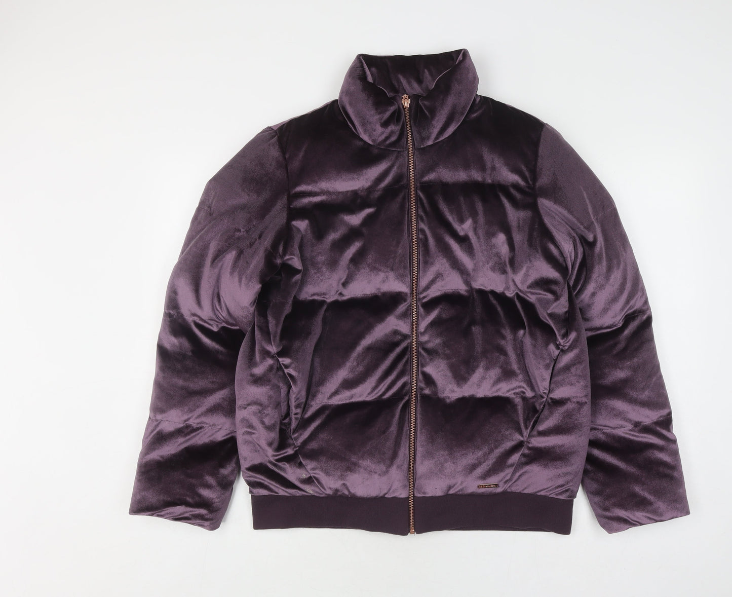 Sweaty Betty Women's Purple Puffer Jacket M