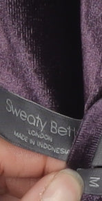 Sweaty Betty Women's Purple Puffer Jacket M