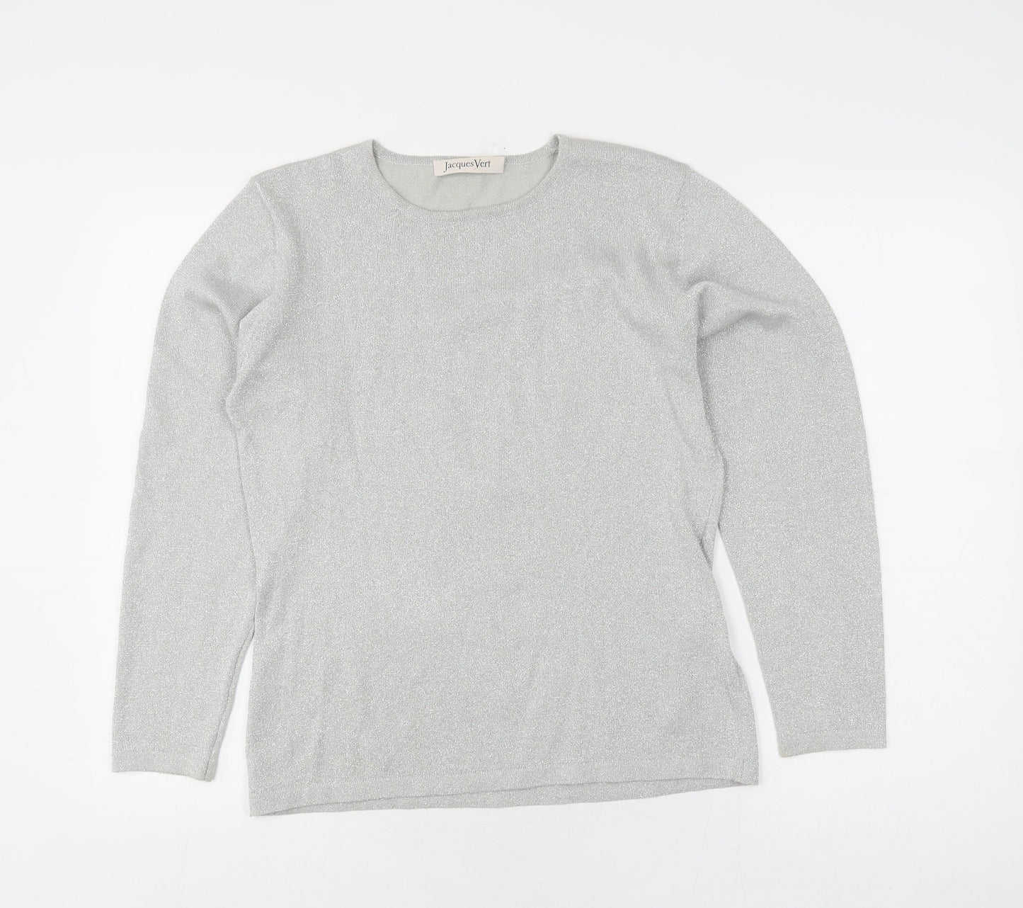 Jacques Vert Women’s Silver Pullover Jumper Size 2