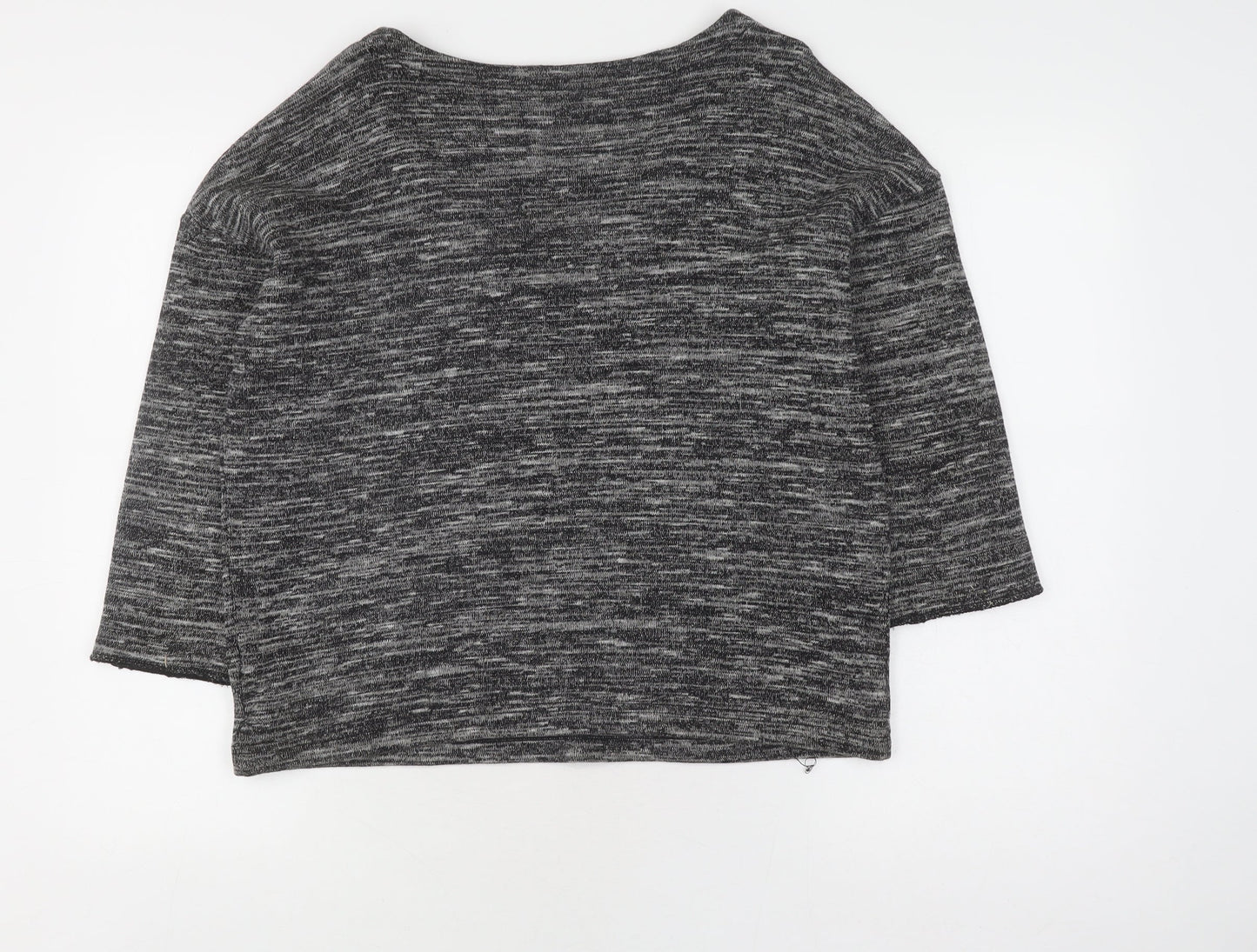 Margaret M Women's Grey Knit Pullover Jumper