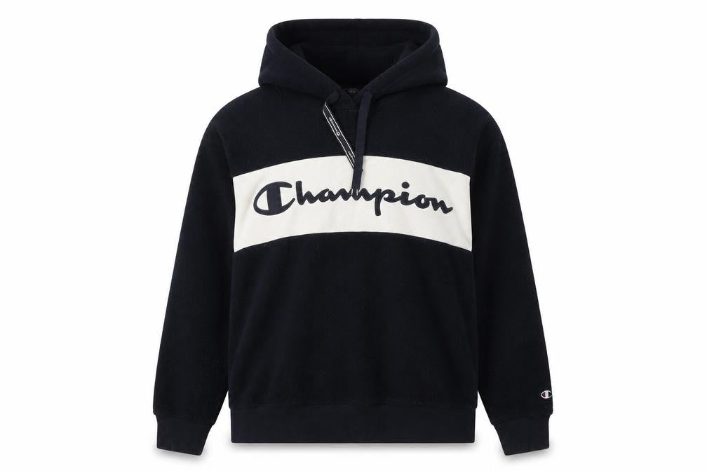 Unisex Adults UK S Regular Champion Black Pullover Hoodie