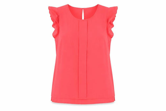 Womens UK Size L Banana Republic Pink Polyester Blouse