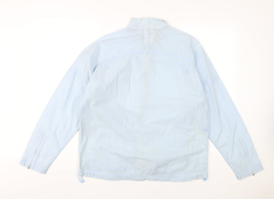 Adidas Men's Blue Windbreaker Jacket Size 34