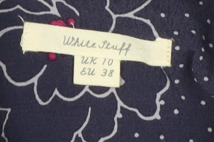 White Stuff Women Floral Long Sleeve Dress Size 10