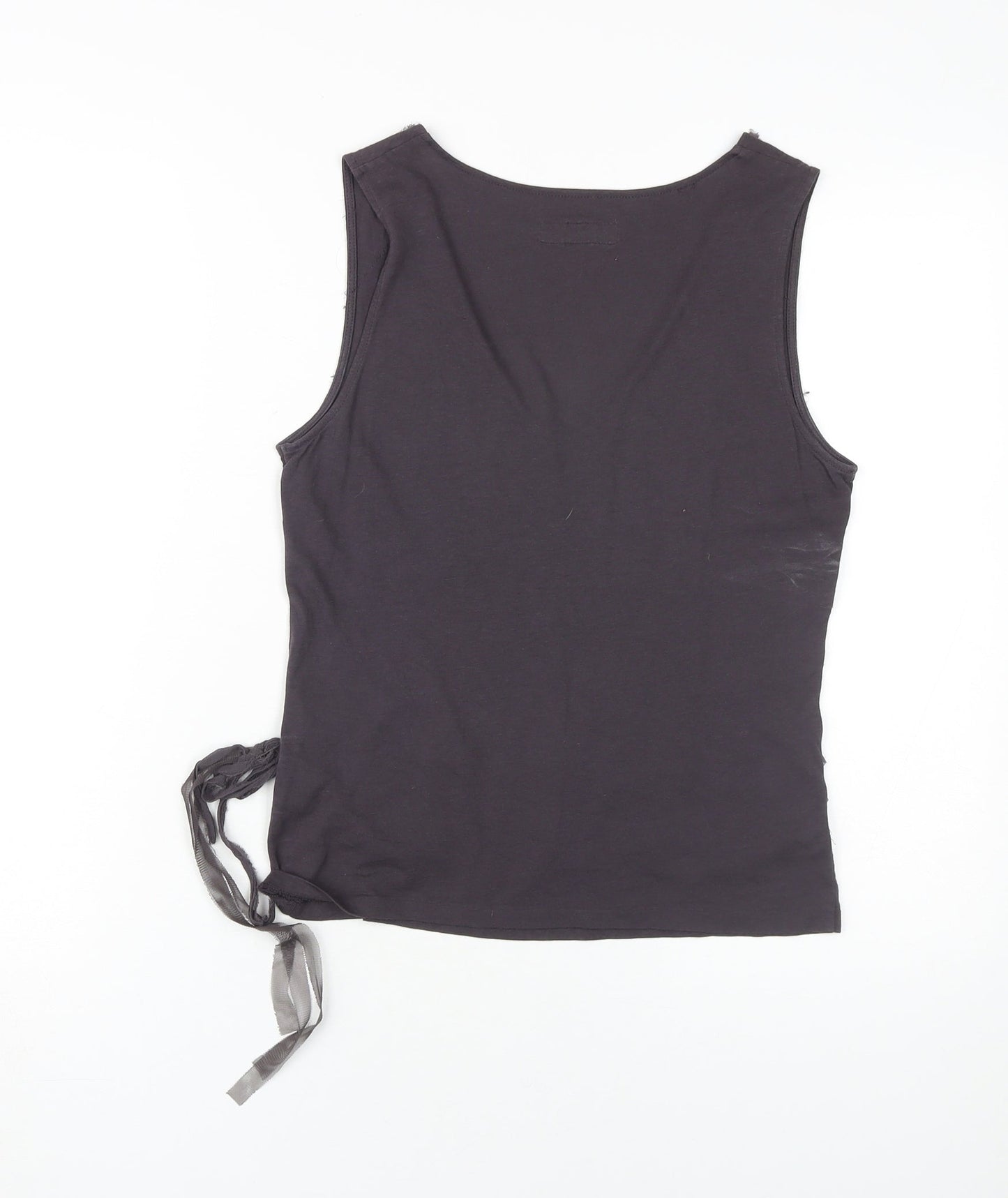 Kew Women's Black V-Neck Sleeveless Tank Top M
