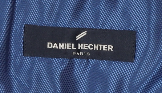 Daniel Hechter Men's Black Long Blazer, Size 40L, Wool
