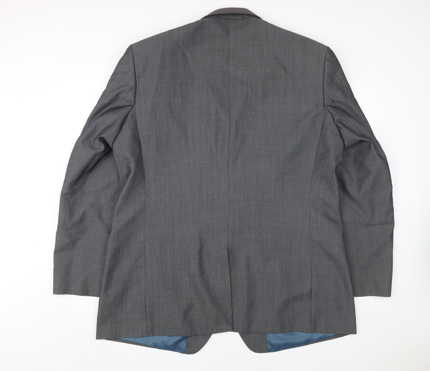 Centaur Men's Grey Blazer, 48, Long, Single-Breasted