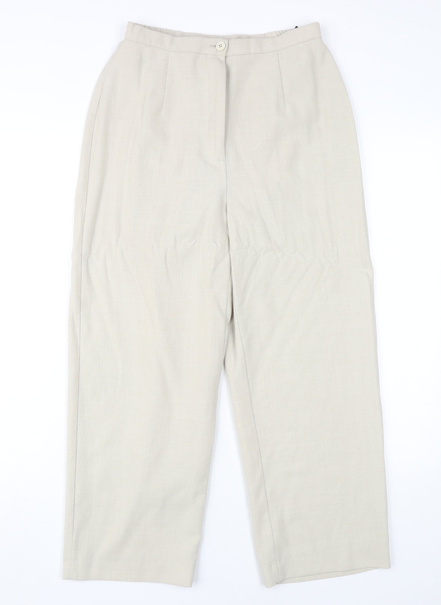 Alexon Women's Beige Dress Pants Size 10, Elastic Waist