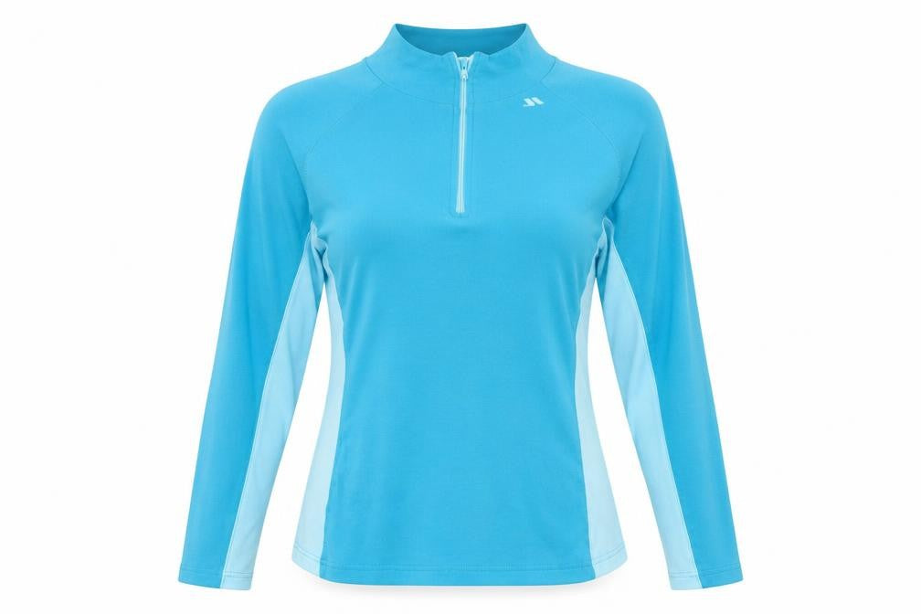 Womens UK L Regular Trespass Blue Pullover Sweatshirt