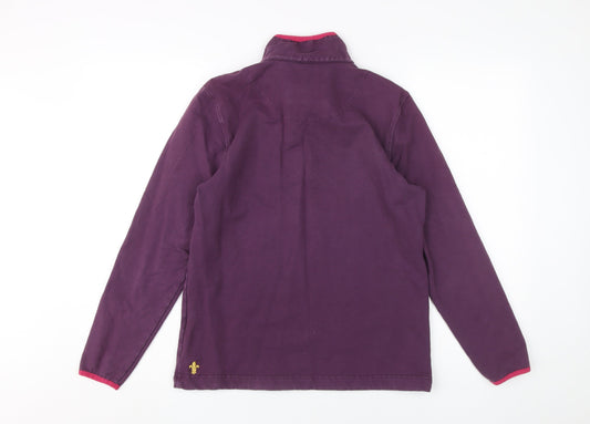 Toggi Women's Purple 1/4 Zip Pullover Sweatshirt Size 8