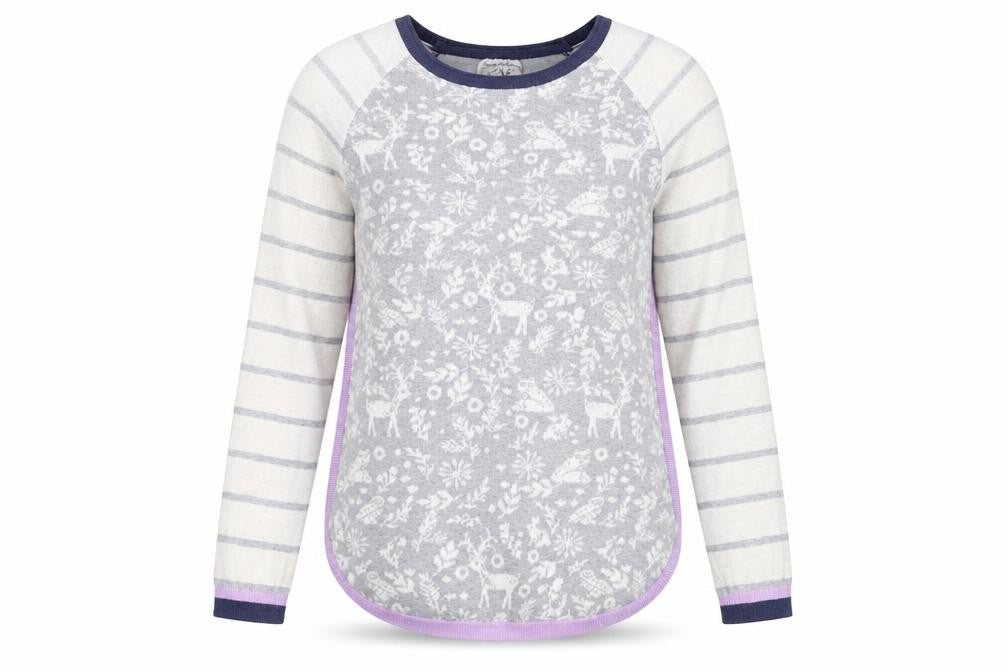 Front view of Mantaray Women's Multicoloured Fair Isle jumper