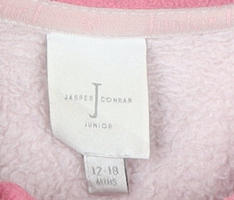 Jasper Conran Girls Pink Basic Coat, 12-18 Months, Double-Breasted