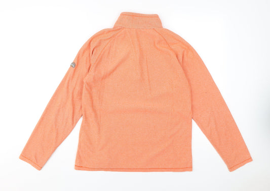 Regatta Women's Orange Henley Sweatshirt Size 12