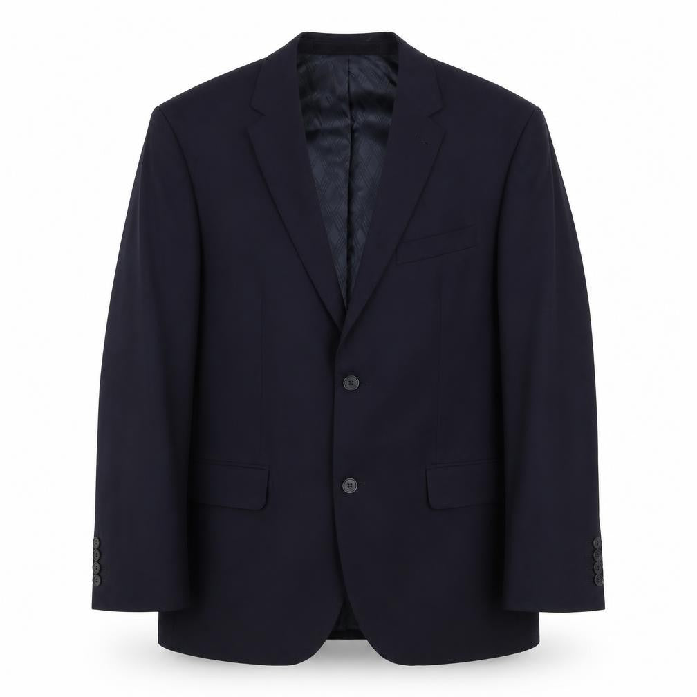 Mens 40 Chest Regular Jeff Banks Blue Two-Button Blazer