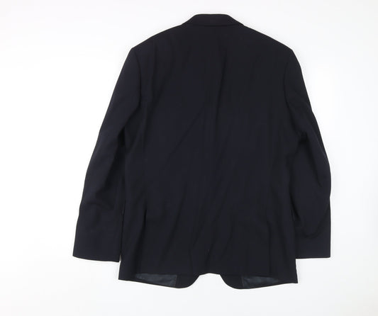 Jeff Banks Men's Blue Slim Fit Blazer, 40 Short