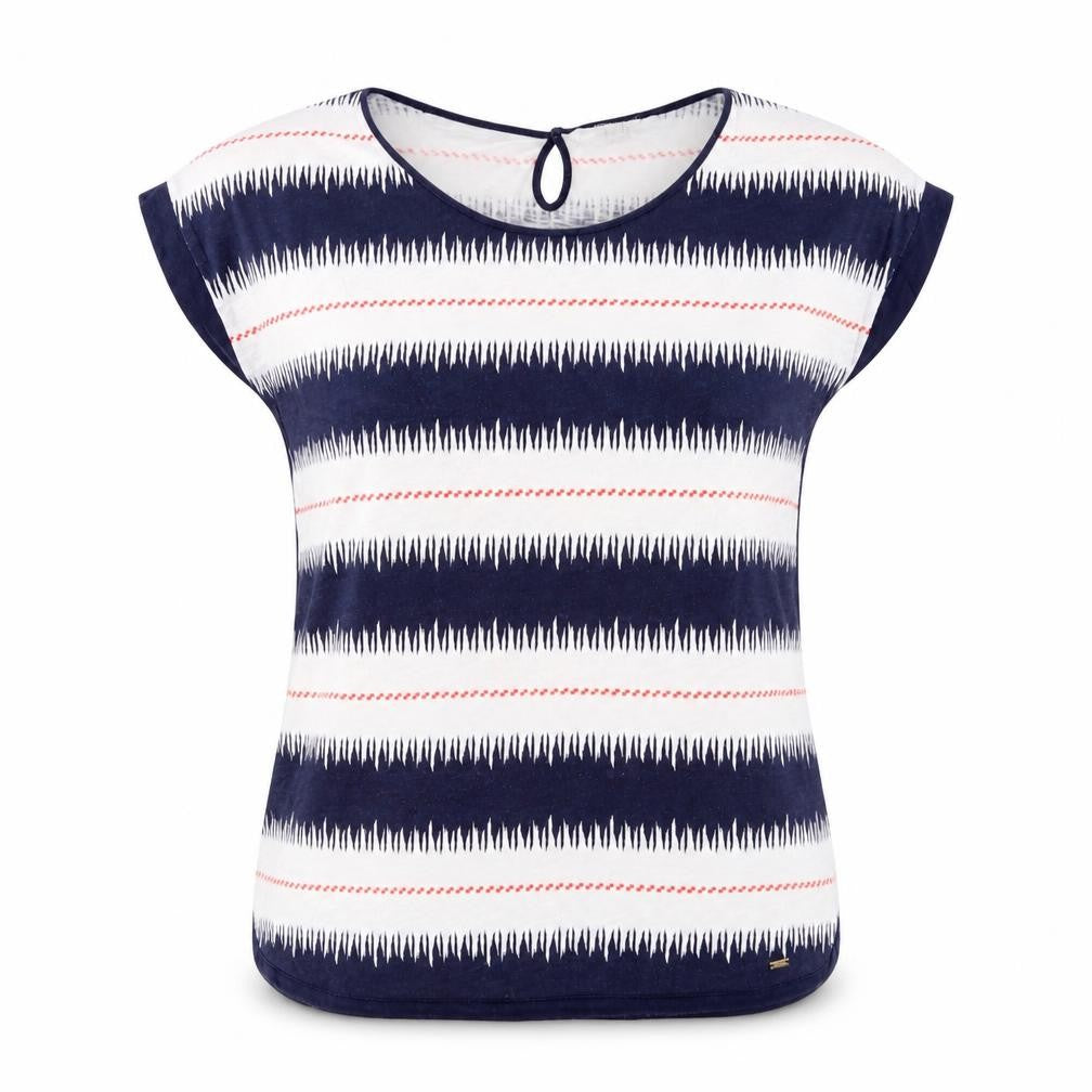 Womens UK Size 12 Tommy Hilfiger Multicoloured Cotton T-Shirt