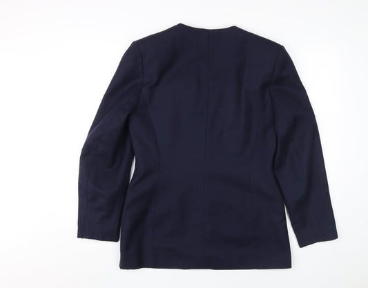 Alexon Women's Blue Wool Blazer Size 10