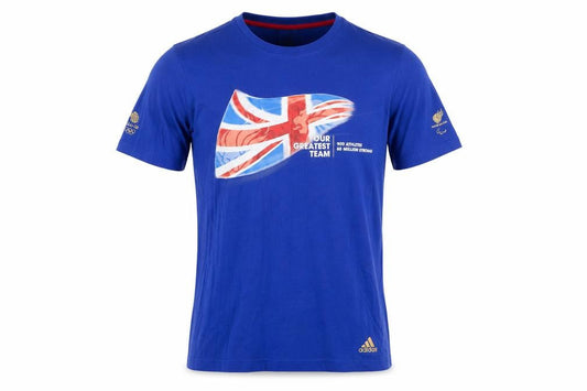 Mens UK Size XS adidas Blue  Cotton T-Shirt