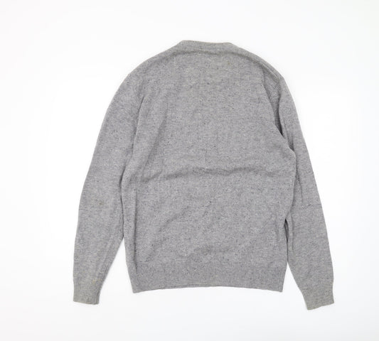 Jack Wills Men's Grey Wool Pullover Jumper M