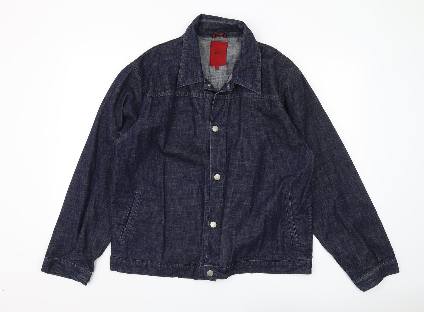 John Women's Blue Denim Basic Jacket XL Casual Wear