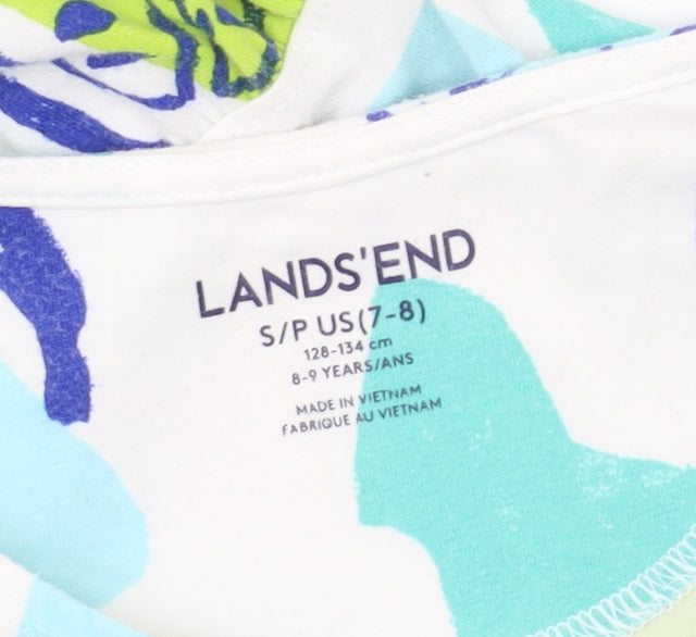 Lands' End Girls' Multicoloured A-Line Dress 8-9Yrs