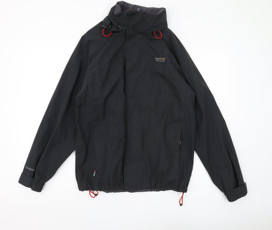 Regatta Men's Black S Windbreaker Jacket Waterproof