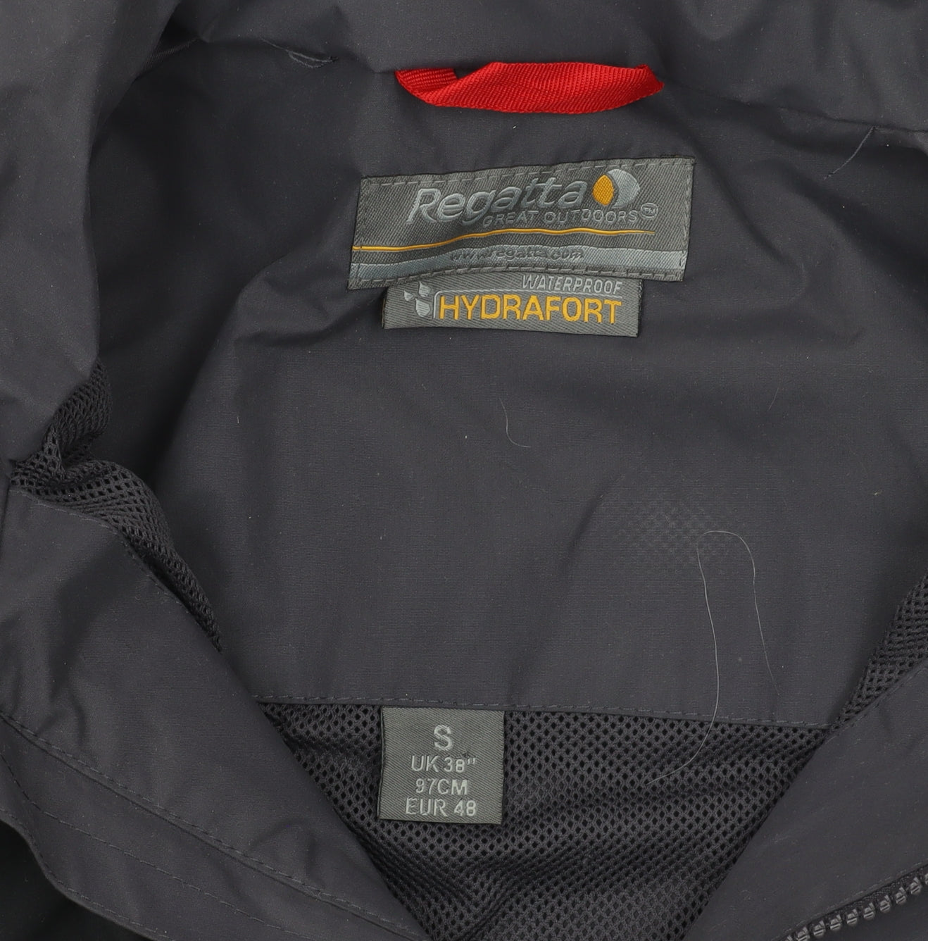 Regatta Men's Black S Windbreaker Jacket Waterproof