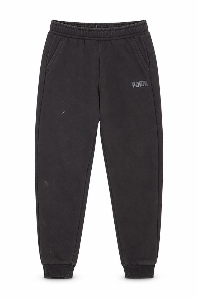 Puma Boys Black Jogger Trousers Size 7-8 Years