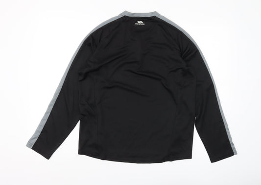 Trespass Men's Black Pullover T-Shirt, Size M