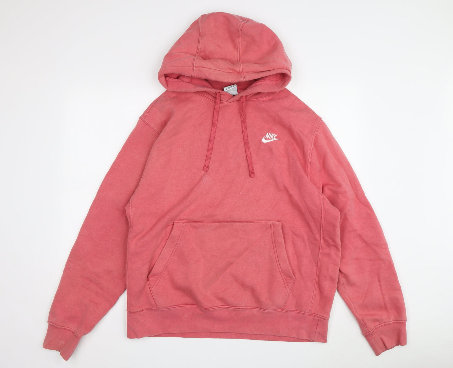 Nike Women Pink Medium Pullover Hoodie
