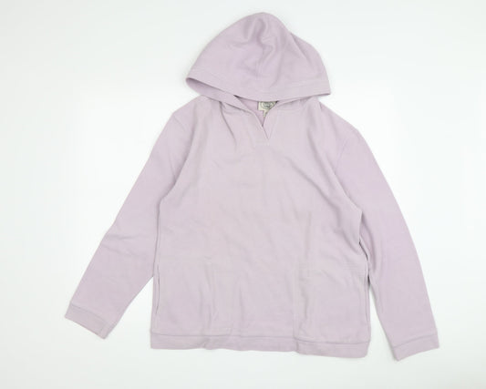 Laura Ashley Women's Purple Pullover Hoodie M