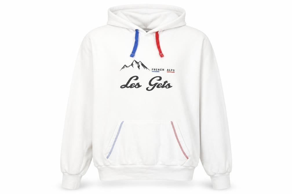 Avomarks Mens White Pullover Hoodie L
