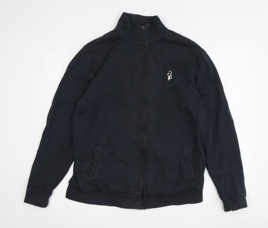 Jack Wills Men's XL Black Bomber Jacket
