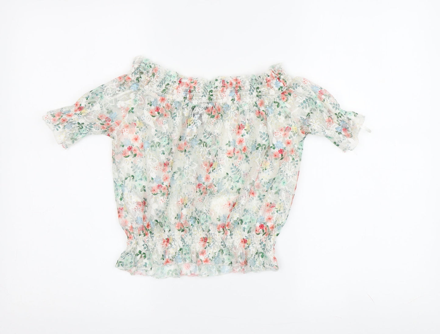 New Look Women's Floral Off Shoulder Blouse M