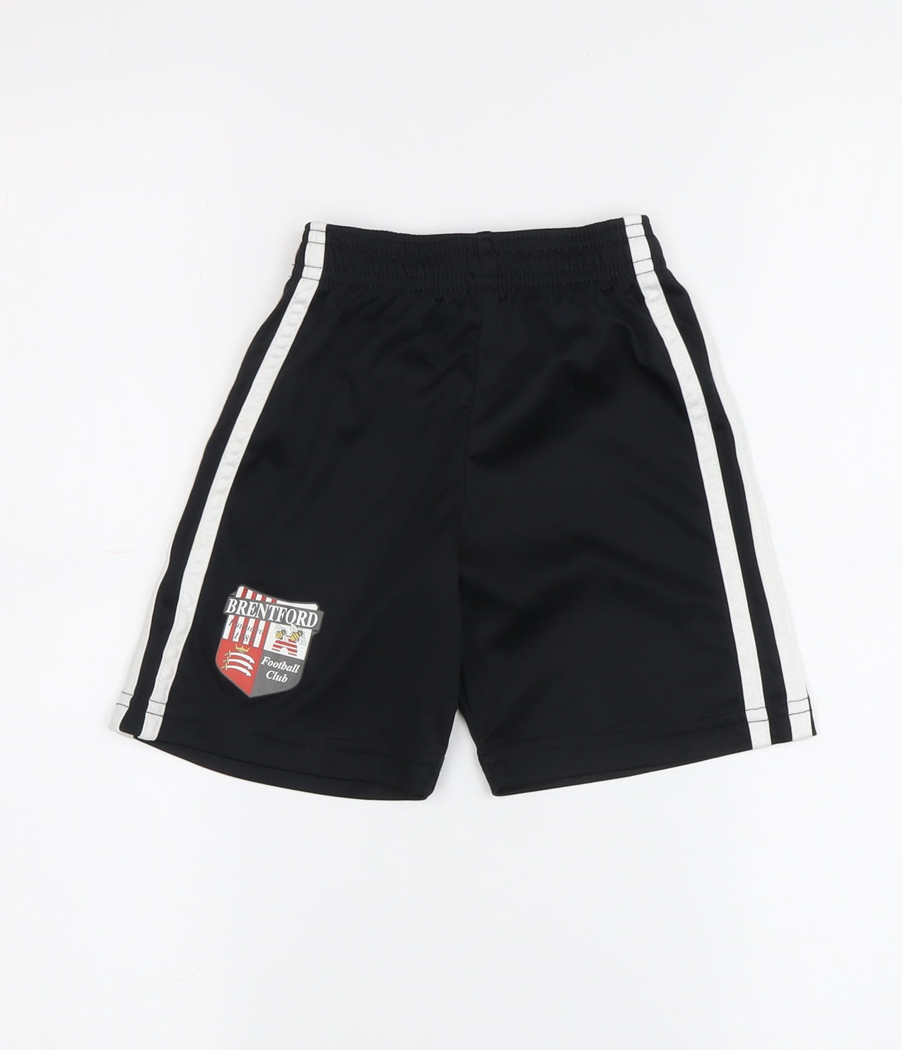 Adidas Unisex Black Sports Shorts - Size 10-12
