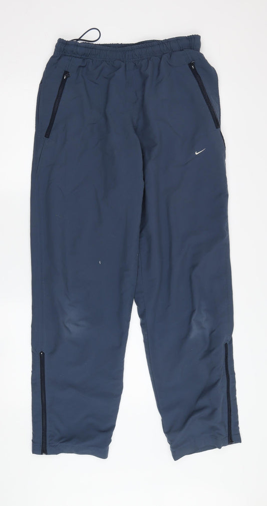Nike Men's Blue XL Track Pants - Relaxed Fit