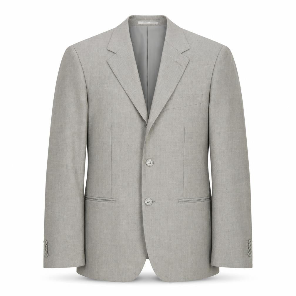 Dan John Men's Grey Blazer, Size 46, Formal Classic Style