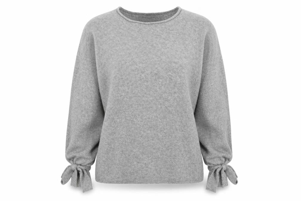 Front view of French Connection Women's Grey jumper, size S