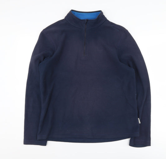 Quechua Unisex Blue Pullover Hoodie, Size 12, Lightweight