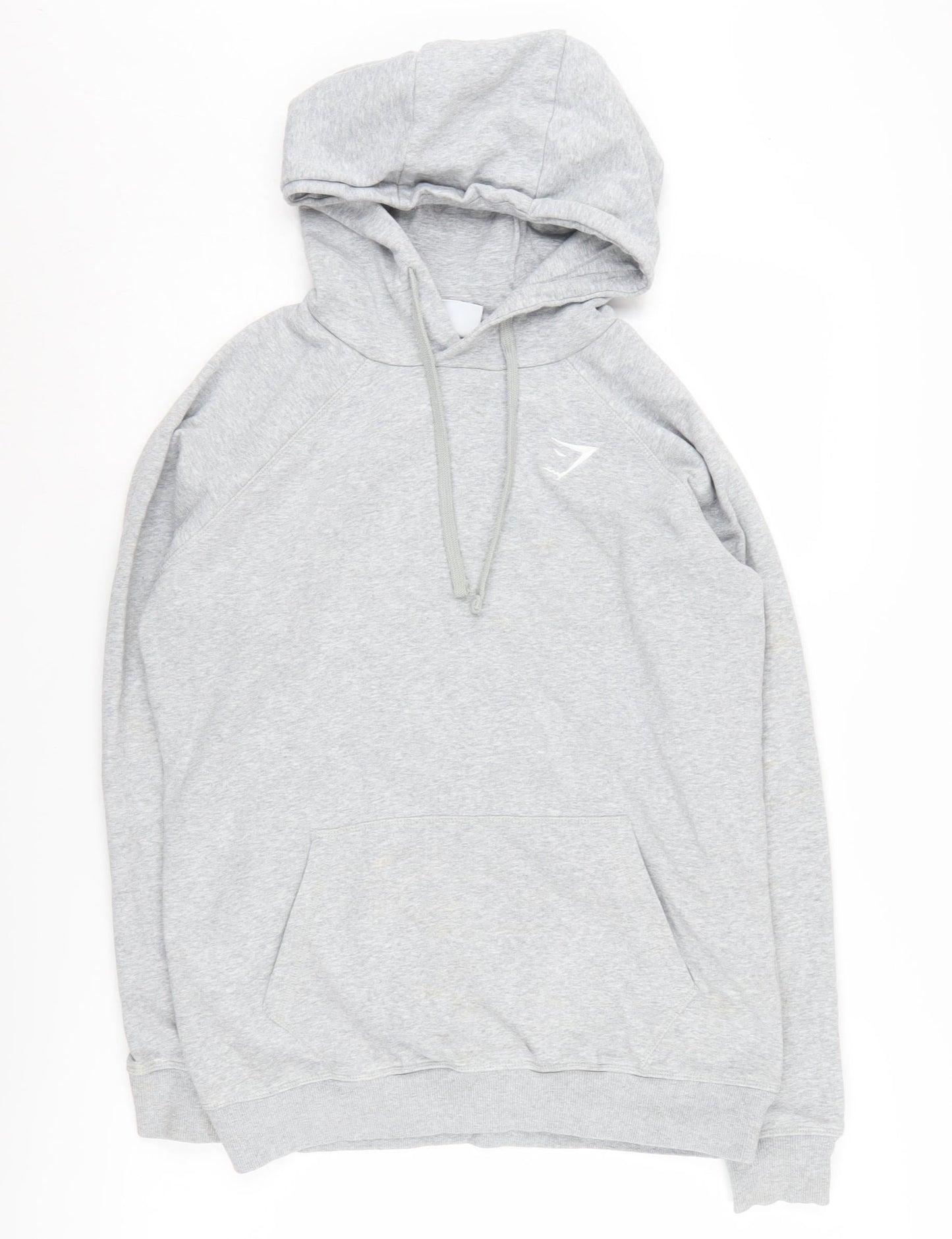Gymshark Men's Grey Pullover Hoodie Size S