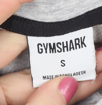 Gymshark Men's Grey Pullover Hoodie Size S