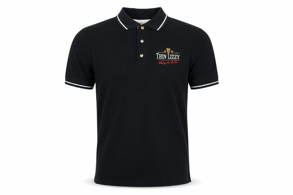 KUSTOM KIT Men's Black XS Polo Shirt Logo Short Sleeve