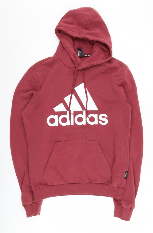 Adidas Men’s Red Pullover Hoodie Size S