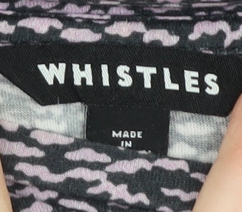 Whistles Women's Multicolour Geometric Top Size 12