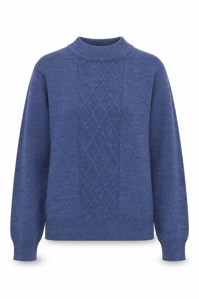 Honor Millburn Women's Blue Mock Neck Jumper Size 10