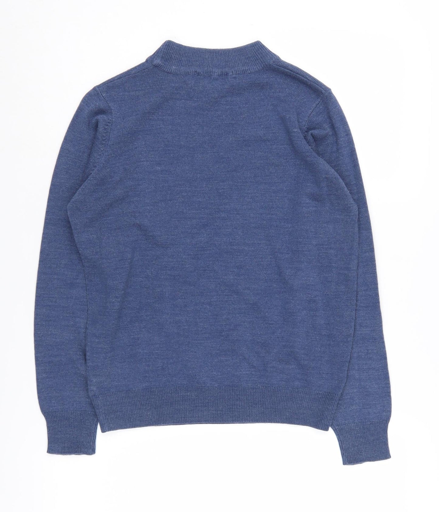 Honor Millburn Women's Blue Mock Neck Jumper Size 10