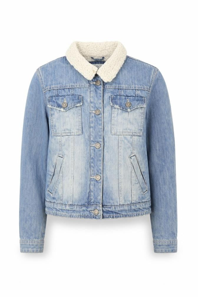 SoulCal Women's Blue Denim Jacket, Size S, Casual Style
